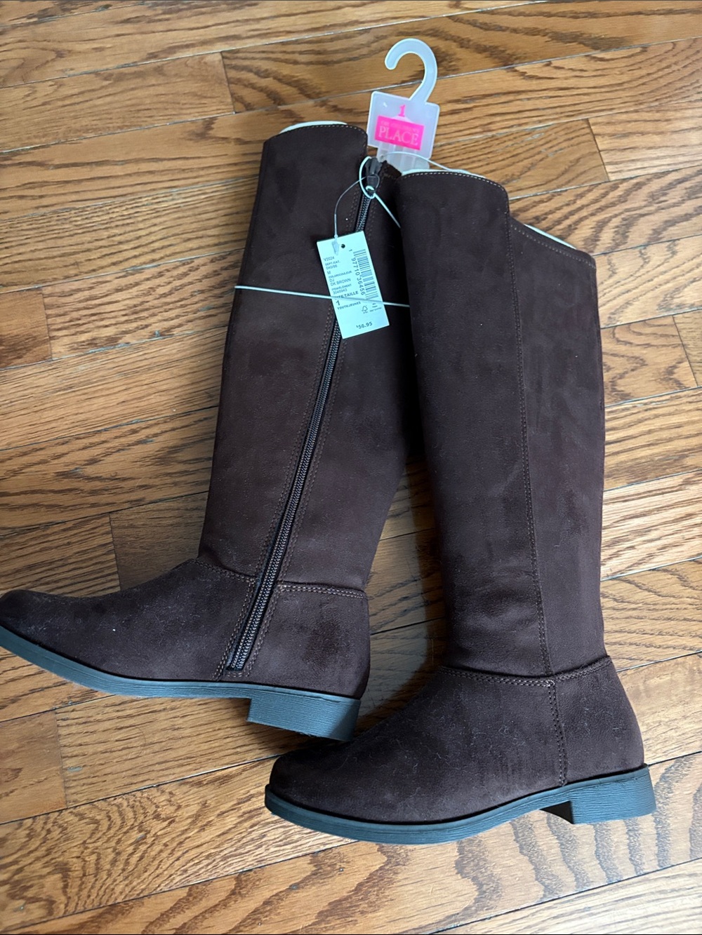 The Children's Place Brown Suede Knee Boots